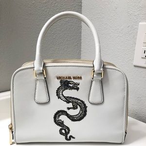 Hand Painted Dragon Michael Kors Bag